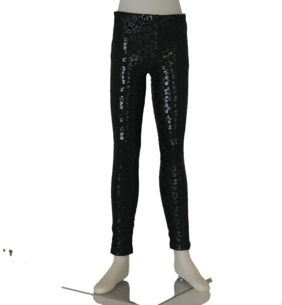 LEGGINGS RAGAZZA ELASTICO LAVORATI MARCA LOSAN ART. LJBAP0601_23028.