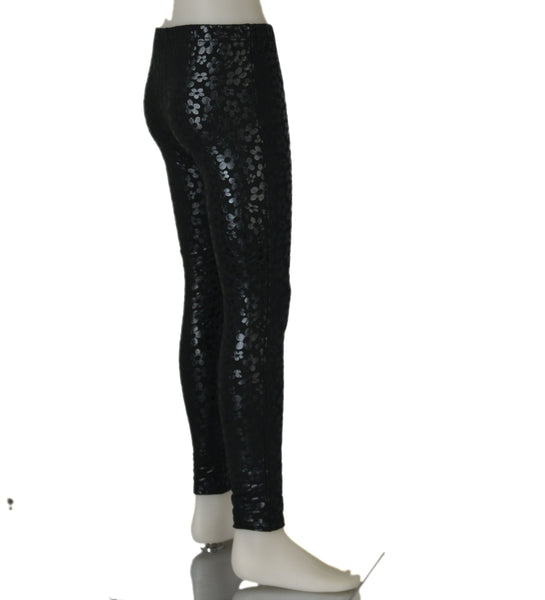 LEGGINGS RAGAZZA ELASTICO LAVORATI MARCA LOSAN ART. LJBAP0601_23028.