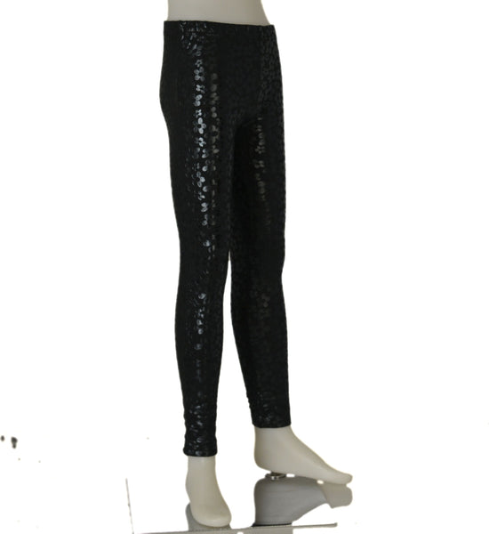 LEGGINGS RAGAZZA ELASTICO LAVORATI MARCA LOSAN ART. LJBAP0601_23028.