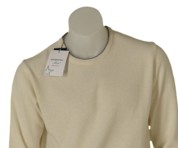 MAGLIONE UOMO RAGAZZO GIROCOLLO TOPPE MARCA SPORTING MARE ART. 2220/80