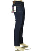 JEANS UOMO ZIP BOTTONE TASCHE SLIM SCURO SCHIARITURE MARCA URBAN RING ART. UR515002
