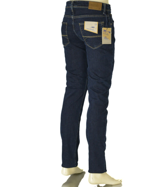 JEANS UOMO ZIP BOTTONE CINQUE TASCHE REGOLARE SCURO MARCA HOLIDAY ART. JORGE