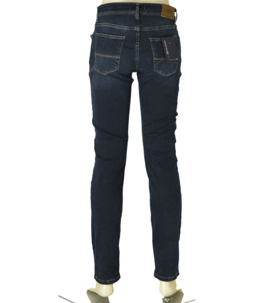 JEANS UOMO ZIP BOTTONE CINQUE TASCHE REGOLARE SCURO MARCA HOLIDAY ART. NOA