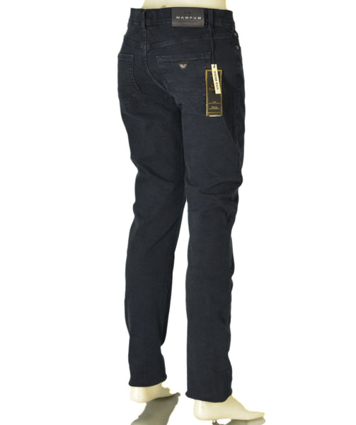JEANS UOMO ZIP BOTTOBE TASCHE CLASSICO MEDIO MARCA WAMPUM ART.11204-1E85