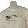 T-SHIRT UOMO COTONE GIROCOLLO MANICA LUNGA STAMPA MARCA BUILDING-91 ART. M0565