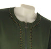 CARDIGAN DONNA ZIP POLSINI FASCIA STRASS MARCA COVERI ART. DC840