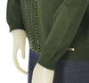 CARDIGAN DONNA ZIP POLSINI FASCIA STRASS MARCA COVERI ART. DC840