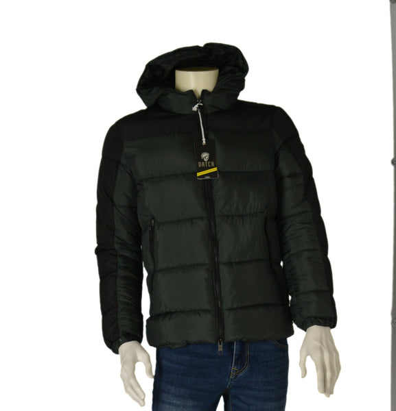 GIUBBOTTO IMBOTTITO UOMO RQAGAZZO CAPPUCCIO ZIP TASCHE MARCA DATCH ART. DM8589