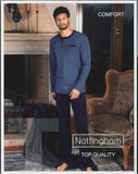 PIGIAMA UOMO COMFORT SERAFINO TASCHINO TERMO COTONE CALDO NOTTINGHAM ART. PG41432