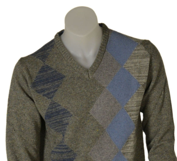 MAGLIONE UOMO RAGAZZO ROMBI SCOLLO V MARCA RE DEL MARE ART. 22 3771