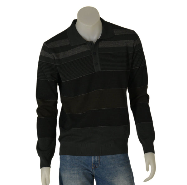 POLO UOMO RAGAZZO LANA RIGHE MARCA RE DEL MARE ART. 223128