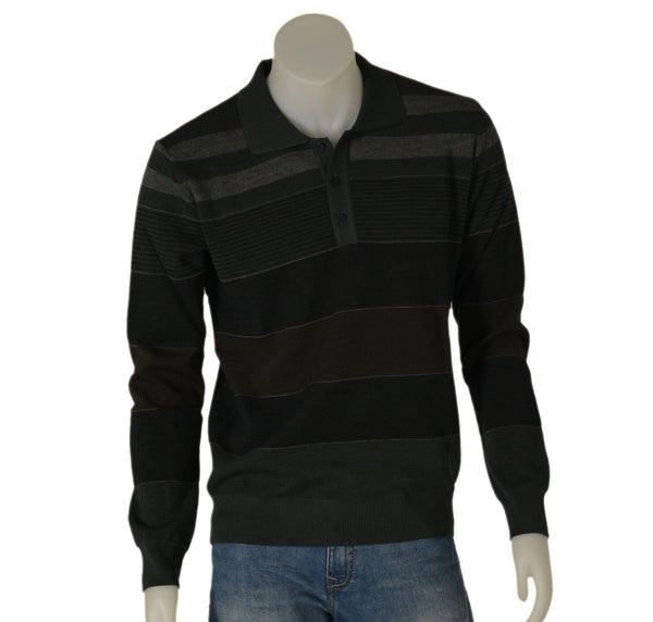POLO UOMO RAGAZZO LANA RIGHE MARCA RE DEL MARE ART. 223128
