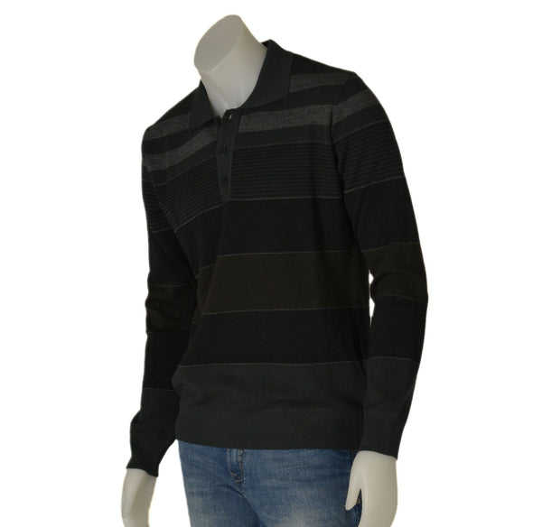 POLO UOMO RAGAZZO LANA RIGHE MARCA RE DEL MARE ART. 223128