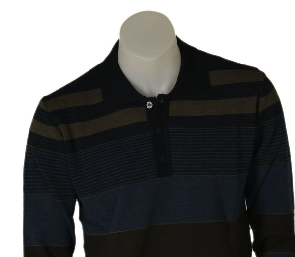 POLO UOMO RAGAZZO LANA RIGHE MARCA RE DEL MARE ART. 223128