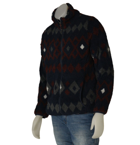 PILE ORSETTO UOMO RAGAZZO ROMBI ZIP TASCHE MARCA HENRY BARROWS ART. PU0198
