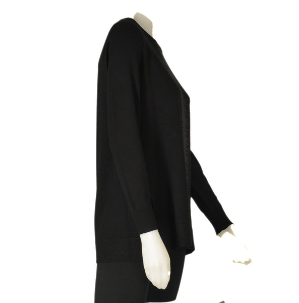MAGLIONE DONNA GIROCOLLO POLSINI FASCIA STRASS  LUREX SPACCHETTO MARCA COVERI ART. DC829