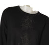 MAGLIONE DONNA GIROCOLLO POLSINI FASCIA STRASS  LUREX SPACCHETTO MARCA COVERI ART. DC829