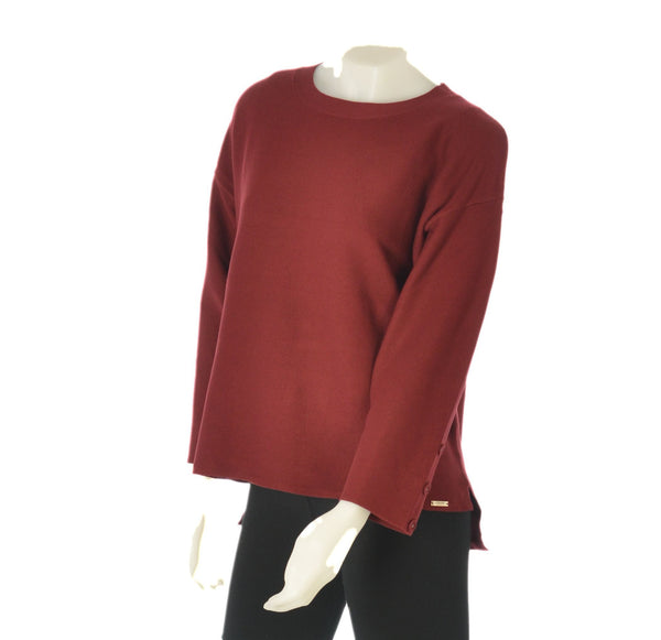 MAGLIONE DONNA TRE QUARTI BOTTONI RASATA LUNGHEZZA MARCA COVERI ART. DC815