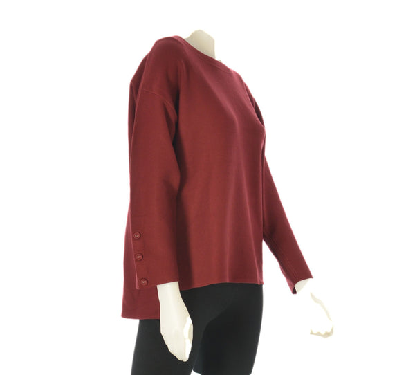MAGLIONE DONNA TRE QUARTI BOTTONI RASATA LUNGHEZZA MARCA COVERI ART. DC815