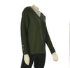MAGLIONE DONNA SCOLLO POLSINIMFASCIA APPLICAZIONI MARCA COVERI ART. DC823