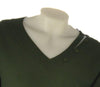 MAGLIONE DONNA SCOLLO POLSINIMFASCIA APPLICAZIONI MARCA COVERI ART. DC823