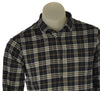 CAMICIA UOMO COTONE BOTTONI SCOZZESE STONDATA MARCA GAS ART. KIN/S A5326