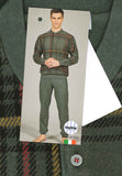 PIGIAMA UOMO RAGAZZO PUNTO MILANO SERAFINO SCOZZESE POLSINI MARCA BIP BIP ART. 6832