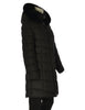 GIACCONE DONNA ZIP BOTTONI POLSINI  CAPPUCCIO ECOPELLICCIA LAVORATO MARCA VIRGINIABLU ART. GISELLA