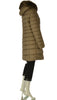 GIACCONE DONNA ZIP BOTTONI POLSINI CAPPUCCIO ECOPELLICCIA TASCHE MARCA VIRGINIABLU ART. ARMIDA-11L