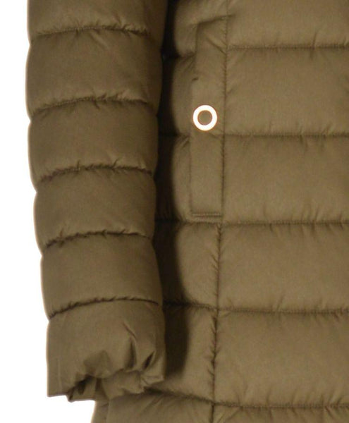 GIACCONE DONNA ZIP BOTTONI POLSINI CAPPUCCIO ECOPELLICCIA TASCHE MARCA VIRGINIABLU ART. ARMIDA-11L