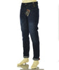 JEANS UOMO ZIP BOTTONE CINQUE TASCHE SCURO SLIM MARCA DATCH ART. DM8623