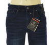 JEANS UOMO ZIP BOTTONE CINQUE TASCHE SCURO SLIM MARCA DATCH ART. DM8623