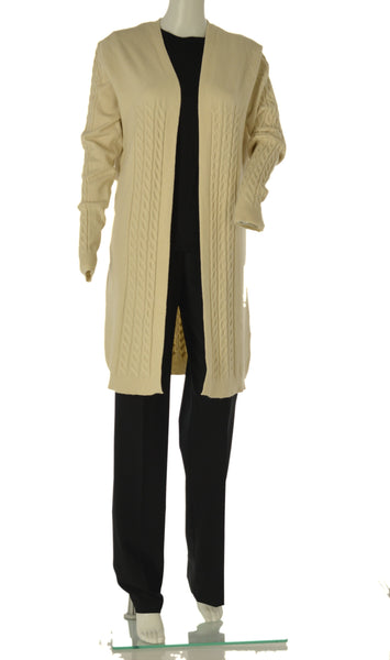 CARDIGAN DONNA POLSINI FASCIA LAVORAZIONE RILIEVO MARCA SILCO GAIA B ART.822