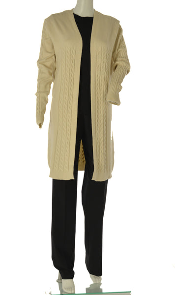 CARDIGAN DONNA POLSINI FASCIA LAVORAZIONE RILIEVO MARCA SILCO GAIA B ART.822