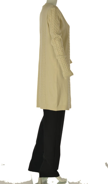 CARDIGAN DONNA POLSINI FASCIA LAVORAZIONE RILIEVO MARCA SILCO GAIA B ART.822