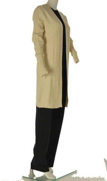 CARDIGAN DONNA POLSINI FASCIA LAVORAZIONE RILIEVO MARCA SILCO GAIA B ART.822