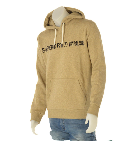 FELPA UOMO CAPPUCCIO POLSINI FASCIA SCRITTA TASCA MARCA SUPERDRY ART. M2013143A