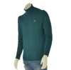 MAGLIONE UOMO DOLCEVITA POLSINI FASCIA RASATO LOGO MARCA SCUOLA NAUTICA ART. 133102