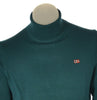 MAGLIONE UOMO DOLCEVITA POLSINI FASCIA RASATO LOGO MARCA SCUOLA NAUTICA ART. 133102