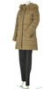 GIACCONE DONNA ZIP BOTTONI TASCHE CAPPUCCIO ECOPELLICCIA COULISSE MARCA TALENTI ART. TB700