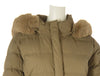 GIACCONE DONNA ZIP BOTTONI TASCHE CAPPUCCIO ECOPELLICCIA COULISSE MARCA TALENTI ART. TB700