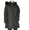 GIACCONE DONNA ZIP BOTTONI TASCHE CAPPUCCIO ECOPELLICCIA COULISSE MARCA TALENTI ART. TB700