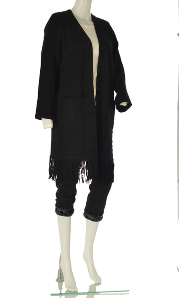 CARDIGAN DONNA LAVORATO TASCHE FRANGE MARCA GRIFFAI ART. DGF3041