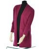 CARDIGAN DONNA TASCHE BORDO VIVO MORBIDO CALDO MARCA GAIA B NEW ART. 804