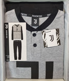 PIGIAMA UOMO TERMO COTONE SERAFINO LOGO SQUADRA JUVENTUS JUVE POLSINI ART. JT101035