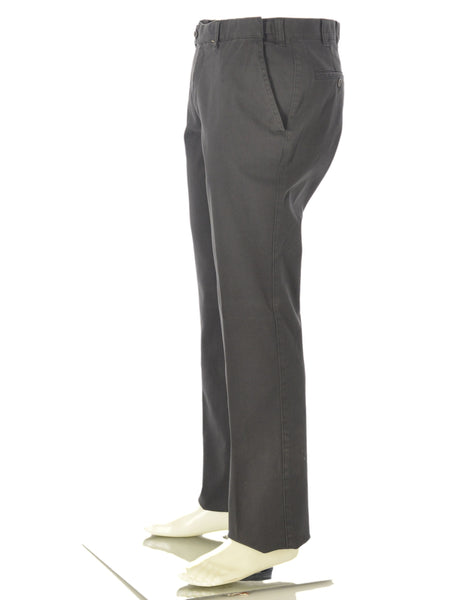 PANTALONE UOMO ZIP BOTTONE TASCHE ELASTICO REGOLARE MARCA LUIGI MORINI ART. 39-4280