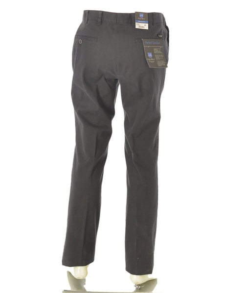 PANTALONE UOMO ZIP BOTTONE TASCHE ELASTICO REGOLARE MARCA LUIGI MORINI ART. 39-4280