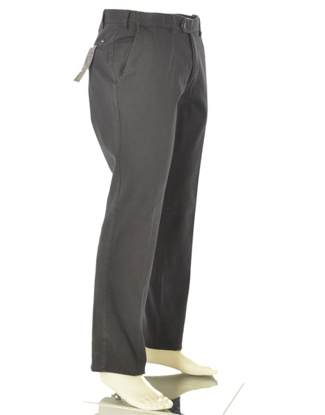 PANTALONE UOMO ZIP BOTTONE TASCHE ELASTICO REGOLARE MARCA LUIGI MORINI ART. 39-4280