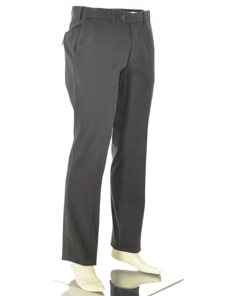 PANTALONE UOMO ZIP BOTTONE TASCHE ELASTICO REGOLARE MARCA LUIGI MORINI ART. 39-4280