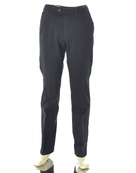PANTALONE UOMO ZIP BOTTONE TASCHE ELASTICO REGOLARE MARCA LUIGI MORINI ART. 39-4280